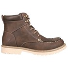Izod Men s Lace Up Boots - Brown  select Size  8 13  Fast Shipping