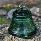 Lite Green Glass Insulator Bell Telephone Pioneers Of America Paperweight