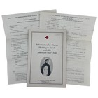 Vtg Red Cross Nursing Information And App 1931 The American National Red Cross