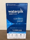 Waterpik Cordless Pearl Rechargeable Portable Water Flosser 4 Tips  Wf-13  White