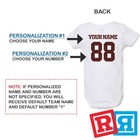 Personalized Texas A m Aggies Gerber Baby Onesie   Cotton White Custom Bodysuit