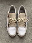 Custom Jordan 1 Low Natural Grey Off-white Size 13