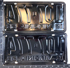 Vintage Virginia 1956 Auto License Plate Set Pair 107-774 Garage Pub Wall Decor