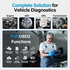Obd2 Scanner Car Diagnostic Tool 460t Engine Abs Srs Transmission Code Reader 12