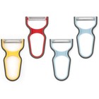 4-piece Stainless Steel Peeler Set Fruits Vegetables Ergonomic Design Easy Clean