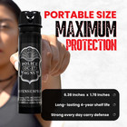 5 Police Magnum Pepper Spray Self Defense Security 5oz Fliptop Stream Tactical