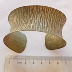 Ancient Very Rare Antique Viking Era Bronze Cuff Bracelet Amazing Engraved