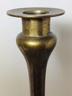Antique Arts And Crafts Bronze   Brass Pair Candlesticks Jarvie Style