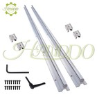 2pcs Sbr16-1500mm Linear Guide Rails With 4pcs Sbr16uu Bearing Blocks For Diy