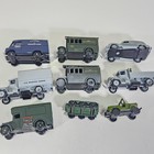 Lot Of 9 Vintage Lledo Days Gone Diecast Trucks Vans Military U s  Marine Corps