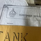 Original Tank Kee Games Atari Arcade Video Game Manual