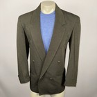 Vtg Cotler Blazer Jacket Mens 80s 90s Flecked Suit Sport Coat Double Breasted 40