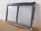 1910 s Craftsman Style Two Pane Window Frame   Glass Original Textured Glass 
