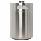 5l Stainless Steel Beer Barrel Keg Bottle Growler Brew Portable 170 Oz