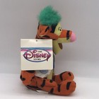 The Disney Store Mad Scientist Tigger 9  Bean Bag Plush Stuffed Animal Nwt