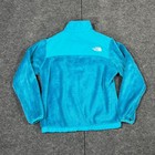 The North Face Girls Large 14 16 Fleece Jacket Turquoise Blue Full Zip
