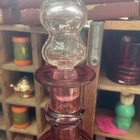 Antique Victorian Handblown Cranberry Glass Liquor Spirit Decanter 