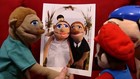 Sml Brooklyn Guy With T-shirt And Fireman Outfit   Debra Puppet - Melissa   Doug