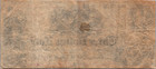 1854  3 State Of New York Obsolete Banknote F-vf