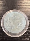 Pobjoy Mint 1984 British Virgin Islands  5 Titanium Seahorse Proof Coin Km 58