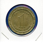 Hacienda Hotel   Casino Las Vegas  1 Dollar Gaming Token Poker Slots Game Chip