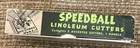 Vintage No  1 Speedball Linoleum Cutter Tool W  5 Blades Original Box 