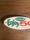 Vintage Labatt s Enjoy 50 Advertising Beer Bottle Opener For Parties - White