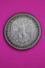 1875 Cc Twenty 20 Cent Seated Liberty Silver Guaranteed Authentic Grafitti 1451