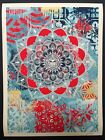 Shepard Fairey Signed Poster Chaos Mandala 2025 Silk Screen Print L e    550