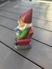 Big Mouth Inc  Scrooge Garden Gnome 9 5  Weatherproof-great Condition   
