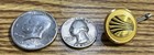 Vintage Unused Continental Airlines Uniform Brass Buttons