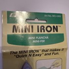New Vintage Mini Iron Cni Clover Needlecraft Mci-900 Compact Crafts White