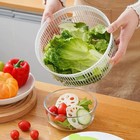 1pc Salad Spinner Lettuce Washer Dryer Strainer Crisper Kitchen Tool - New 