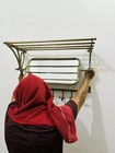 Rack Luggage Coat Rack Train Wall Mounted Rack Style Luxury Mirror Hooks 24  