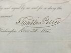 President Franklin Pierce Signed   Autograph Letter Psa dna Authentic 