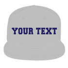 Personalized Embroidered Baseball Hat Snapback Cap Customized Text Logo W010