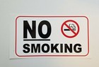 No Smoking  High Quality Sticker Multi Color  Brand New  Free Shipping    3 Pack