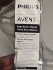 New 4 Philips Avent Natural Response Nipples  flow 2  0 m