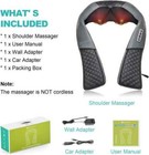 Medcursor Shiatsu Neck And Back Massager With Heat - Deep Kneading Pillow Mp-100