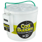 Marine Metal Cool Bubbles 8 Qt Styrofoam Bucket With Bubble Box Aerator