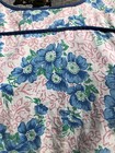 Vintage Antique 1930   s Darling Floral Print Cotton Full Apron