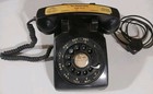 Vintage Bell Western Electric Black Rotary Dial Desk Telephone Phone Parts Only