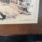 Tony Cardella Autographed Signed Art Print Framed