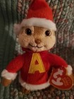 Ty Beanie Baby Set Alvin  Simon   Theodore Holiday Chipmunks New Mwmt Plush Toys