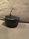 Vintage Cast Iron Antique Lead Smelting Melting Pot 5 5    X  4    Iron Handle