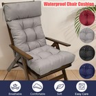 Adirondack Chair Cushion Waterproof Outdoor Patio High Back Chair Mat Seat Pad