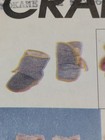Mccall s 5131 Bootees Booties Shoes Sewing Pattern Infants S M L Girls Boys Uc