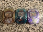 Lot Of 3 Factory Sealed Cases Triple Whammy Tins Pok  mon Tcg 6 Sealed Tins Each