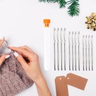 12pcs Hand Sewing Needle Stainless Steel Large Eye Stitching Sewing Needles Set