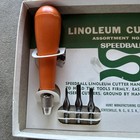 Vintage Speedball Linoleum Cutters Assortment No  2   Product No  4132